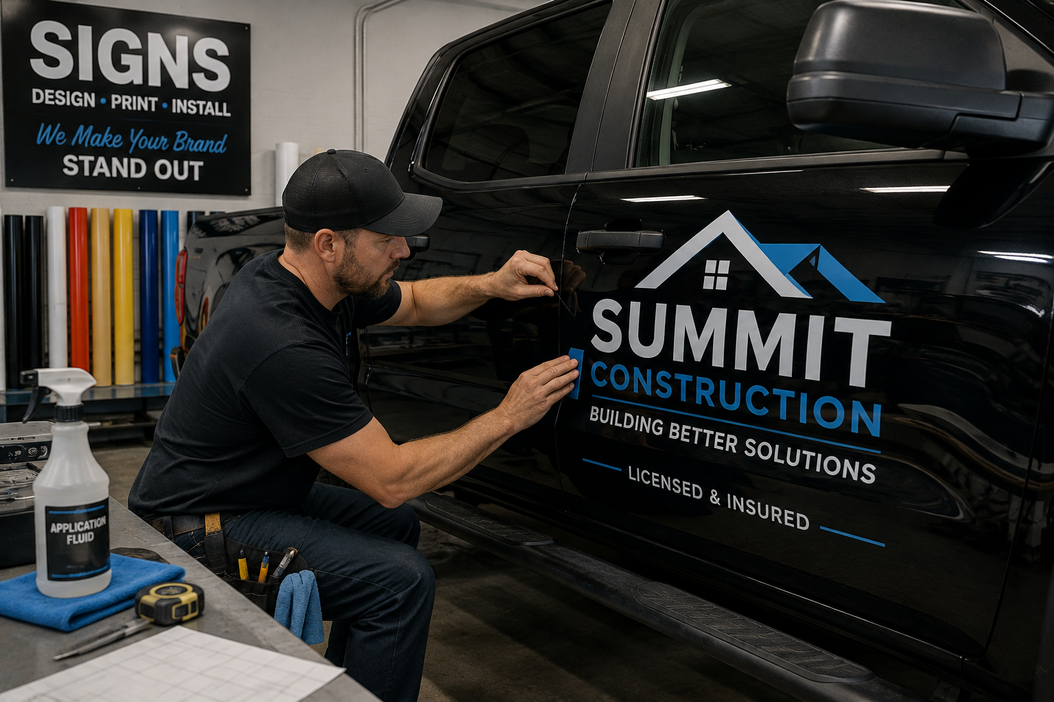 Finished custom branded apparel and merchandise
