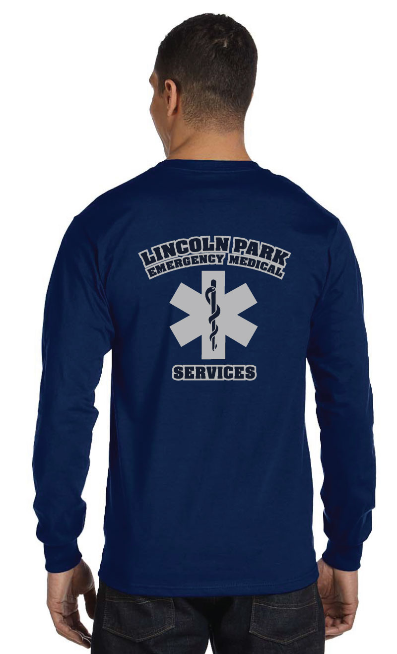 Lincoln Park EMS Long Sleeve T-shirt - Image 2