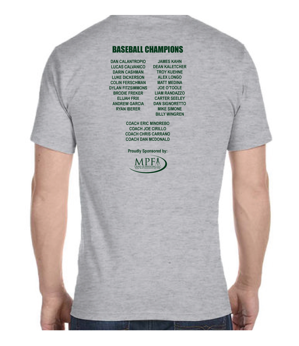 Morris Knolls Baseball Champions T-shirt - Image 2
